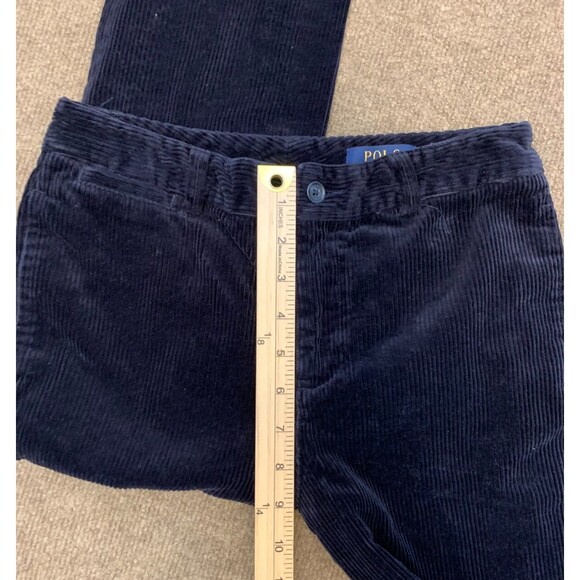 Polo Ralph Lauren Pants Boys 14 Slim Fit Straight Leg Black Cotton Chino Preppy - Picture 5 of 8